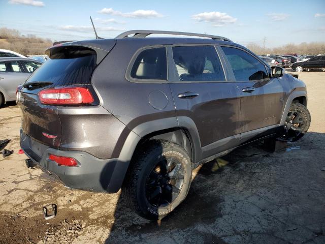1C4PJMBS8HW608942 - 2017 JEEP CHEROKEE TRAILHAWK ნაცრისფერი ფოტო 3