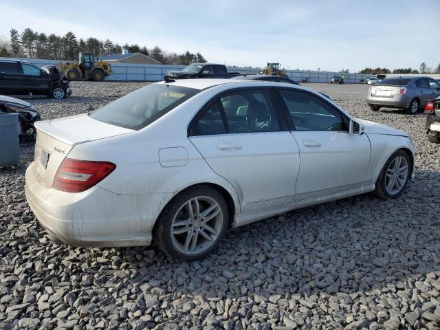 WDDGF8AB4ER324573 - 2014 MERCEDES-BENZ C 300 4MATIC WHITE photo 3