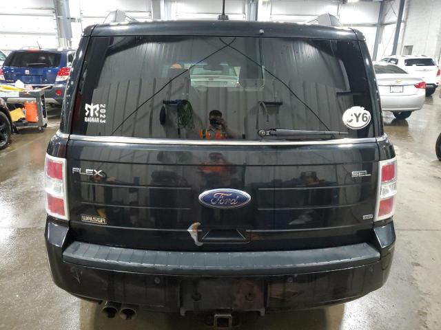 2FMHK6CC0ABA38748 - 2010 FORD FLEX SEL BLACK photo 6