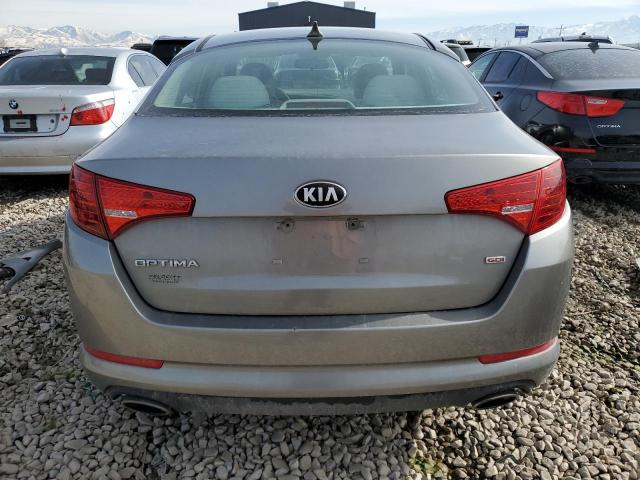 5XXGM4A72DG214384 - 2013 KIA OPTIMA LX GRAY photo 6