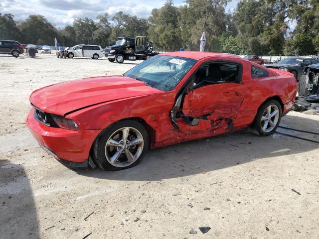 1ZVBP8CH2A5159320 - 2010 FORD MUSTANG GT RED photo 1