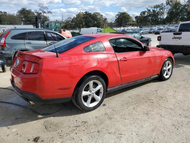 1ZVBP8CH2A5159320 - 2010 FORD MUSTANG GT RED photo 3