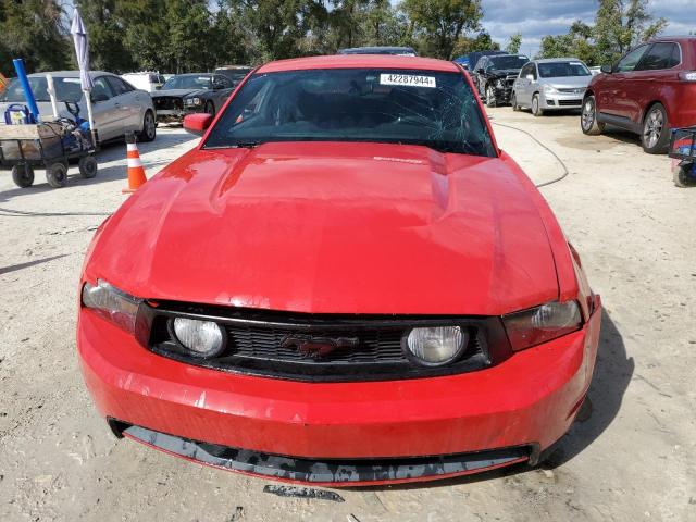 1ZVBP8CH2A5159320 - 2010 FORD MUSTANG GT RED photo 5