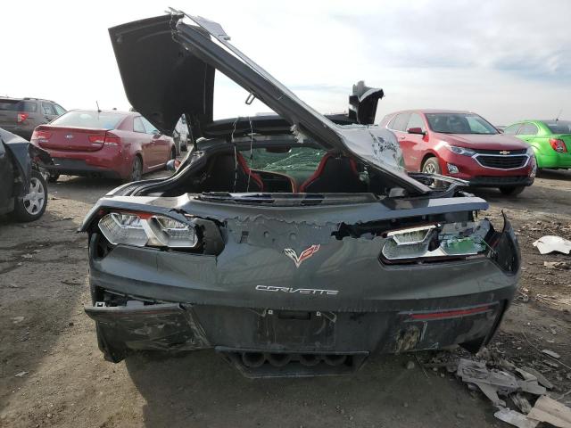 1G1YE2D74E5106171 - 2014 CHEVROLET CORVETTE STINGRAY 3LT GRAY photo 6