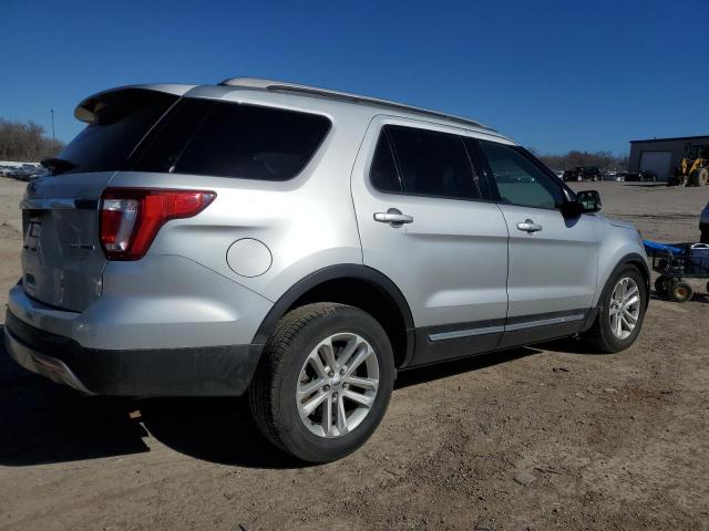 1FM5K7D85GGC29764 - 2016 FORD EXPLORER XLT SILVER photo 3