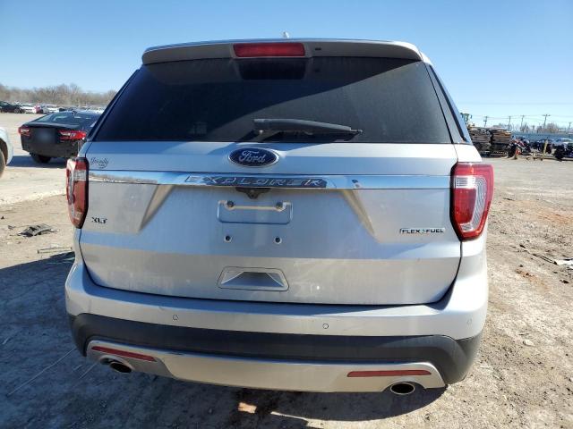 1FM5K7D85GGC29764 - 2016 FORD EXPLORER XLT SILVER photo 6