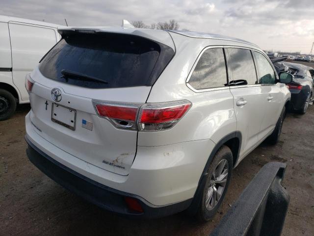 5TDJKRFH8ES013129 - 2014 TOYOTA HIGHLANDER XLE 白色 照片 3