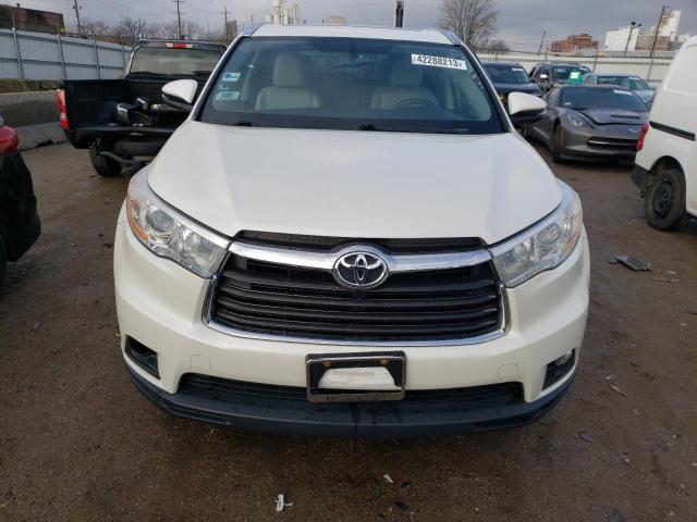 5TDJKRFH8ES013129 - 2014 TOYOTA HIGHLANDER XLE 白色 照片 5
