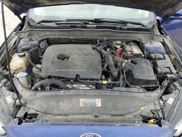 3FA6P0HD4ER184563 - 2014 FORD FUSION SE BLUE photo 11