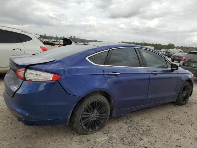 3FA6P0HD4ER184563 - 2014 FORD FUSION SE BLUE photo 3