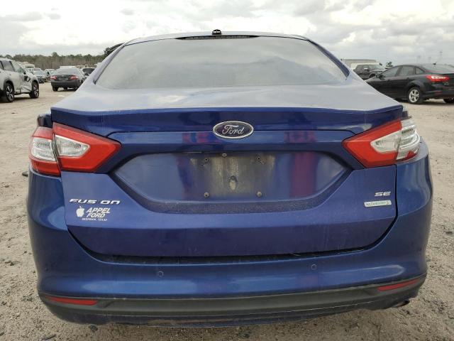 3FA6P0HD4ER184563 - 2014 FORD FUSION SE BLUE photo 6