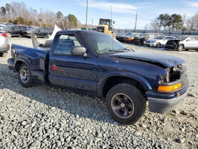 1GCCS1447Y8171318 - 2000 CHEVROLET S TRUCK S10 BLUE photo 4