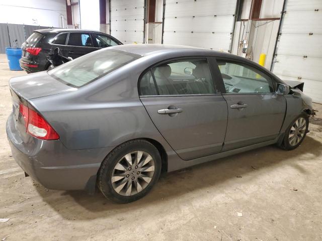 19XFA1F88AE031645 - 2010 HONDA CIVIC EX GRAY photo 3