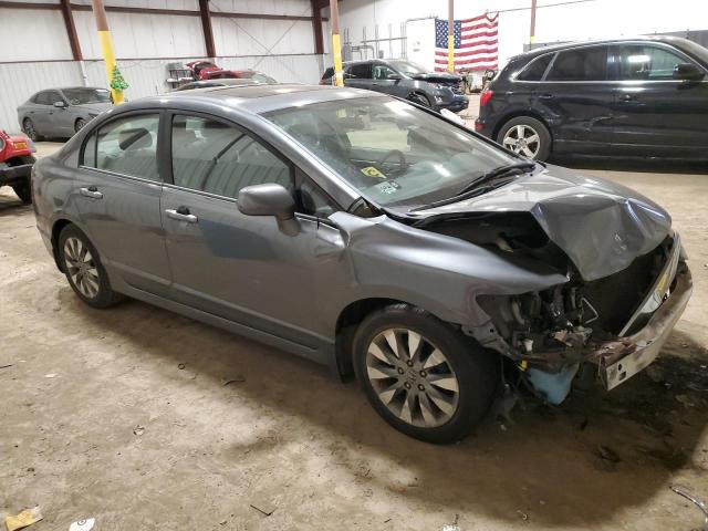 19XFA1F88AE031645 - 2010 HONDA CIVIC EX GRAY photo 4