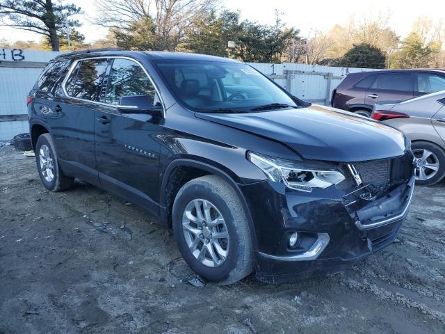 1GNEVHKW3LJ318692 - 2020 CHEVROLET TRAVERSE LT BLACK photo 4