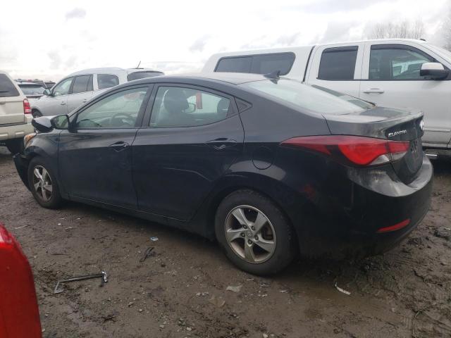 5NPDH4AE6EH549837 - 2014 HYUNDAI ELANTRA SE BLACK photo 2