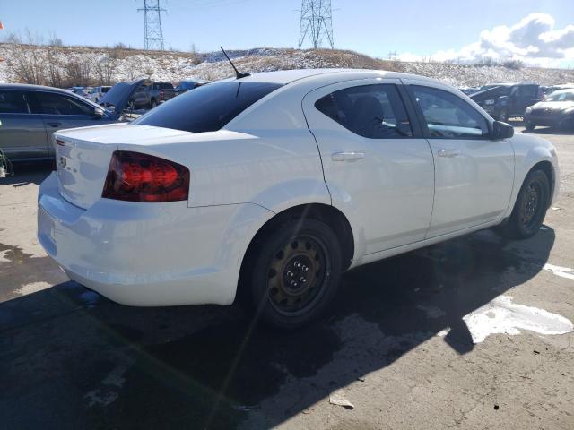 1C3CDZAB0CN111049 - 2012 DODGE AVENGER SE WHITE photo 3