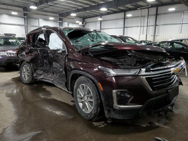 1GNEVGKW4NJ118594 - 2022 CHEVROLET TRAVERSE LT MAROON photo 4