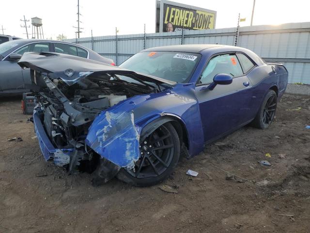 2C3CDZFJXMH646383 - 2021 DODGE CHALLENGER R/T SCAT PACK BLUE photo 1
