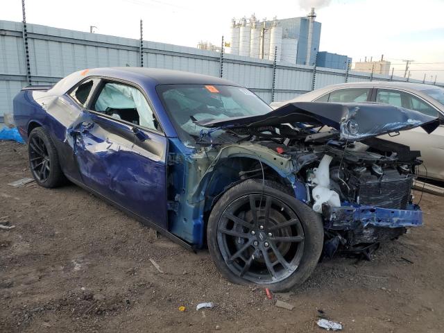 2C3CDZFJXMH646383 - 2021 DODGE CHALLENGER R/T SCAT PACK BLUE photo 4