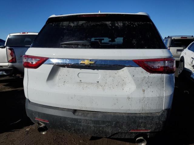 1GNEVGKWXLJ298662 - 2020 CHEVROLET TRAVERSE LT WHITE photo 6