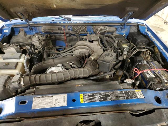 1FTYR10UX1TA18765 - 2001 FORD RANGER BLUE photo 11