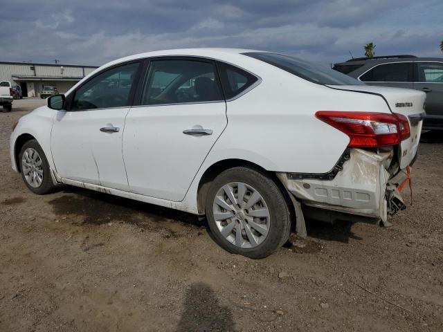 3N1AB7AP5KY276396 - 2019 NISSAN SENTRA S WHITE photo 2