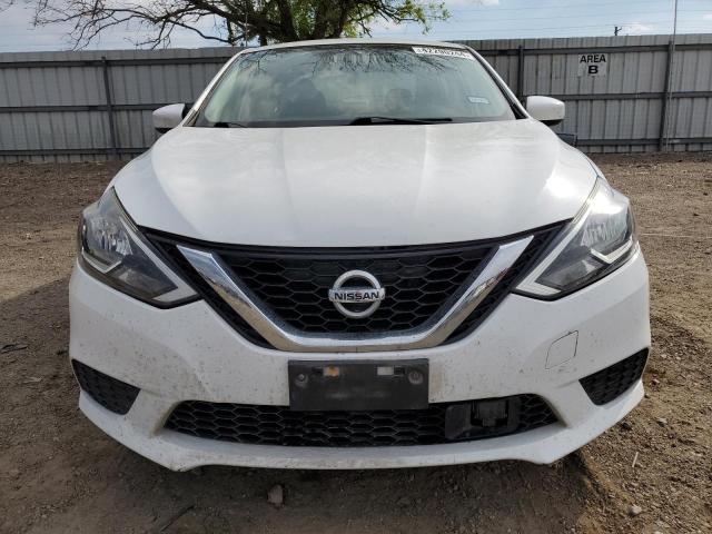 3N1AB7AP5KY276396 - 2019 NISSAN SENTRA S WHITE photo 5