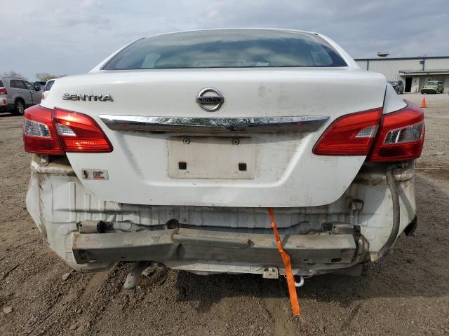 3N1AB7AP5KY276396 - 2019 NISSAN SENTRA S WHITE photo 6