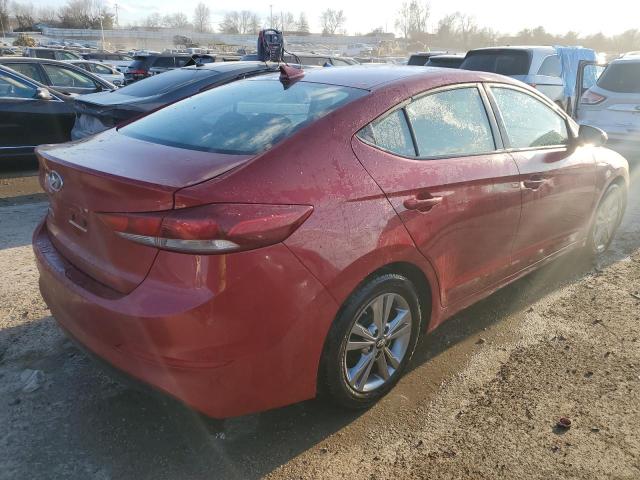 KMHD84LF1HU297829 - 2017 HYUNDAI ELANTRA SE RED photo 3