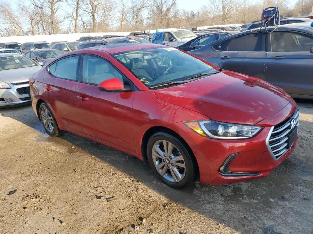 KMHD84LF1HU297829 - 2017 HYUNDAI ELANTRA SE RED photo 4