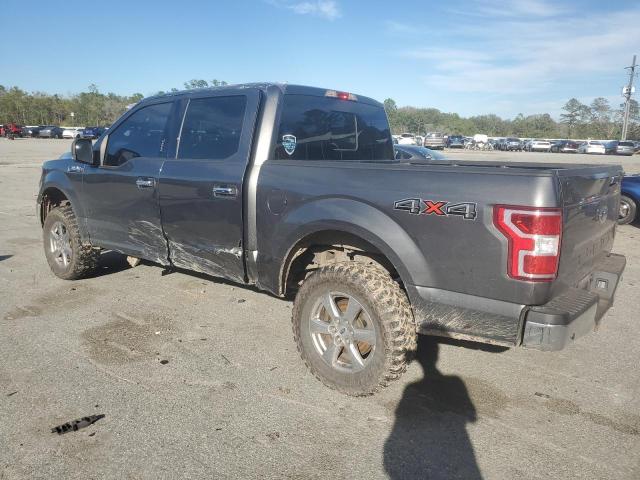 1FTEW1E53KFA10438 - 2019 FORD F150 SUPERCREW GRAY photo 2