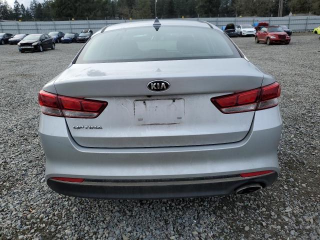 5XXGT4L36GG076723 - 2016 KIA OPTIMA LX SILVER photo 6