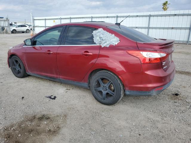 1FADP3J23DL157823 - 2013 FORD FOCUS TITANIUM RED photo 2