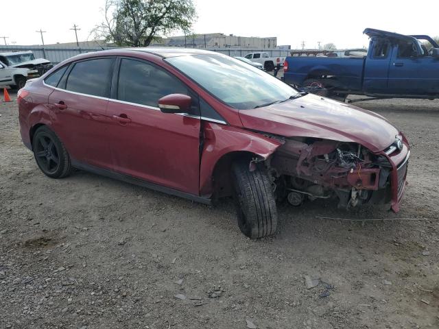 1FADP3J23DL157823 - 2013 FORD FOCUS TITANIUM RED photo 4