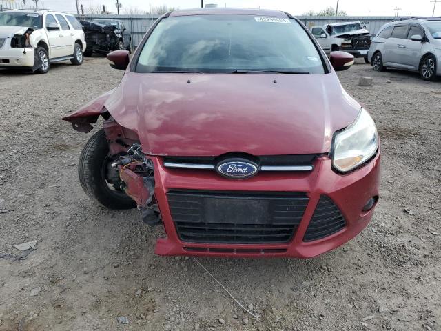 1FADP3J23DL157823 - 2013 FORD FOCUS TITANIUM RED photo 5