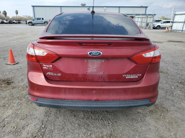 1FADP3J23DL157823 - 2013 FORD FOCUS TITANIUM RED photo 6