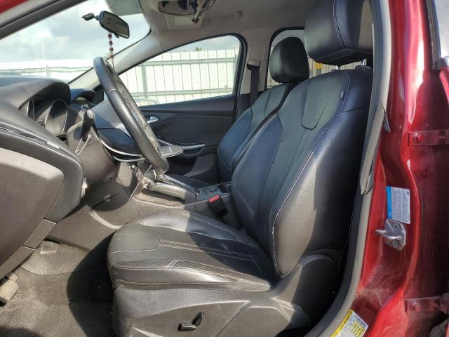 1FADP3J23DL157823 - 2013 FORD FOCUS TITANIUM RED photo 7