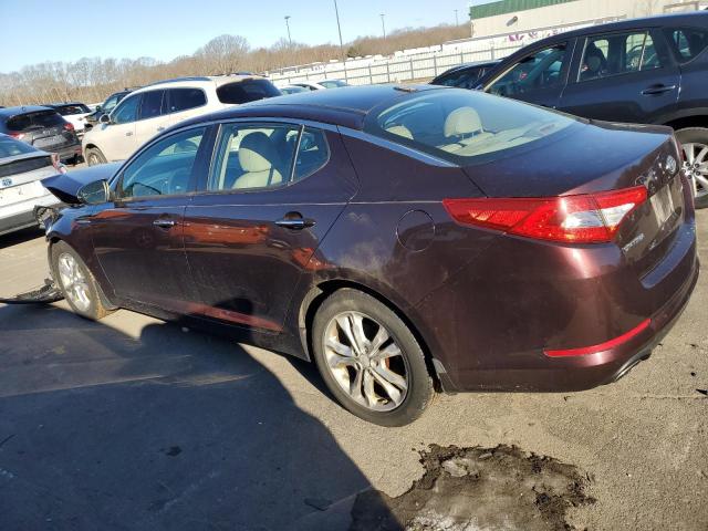 5XXGN4A69CG041174 - 2012 KIA OPTIMA EX MAROON photo 2