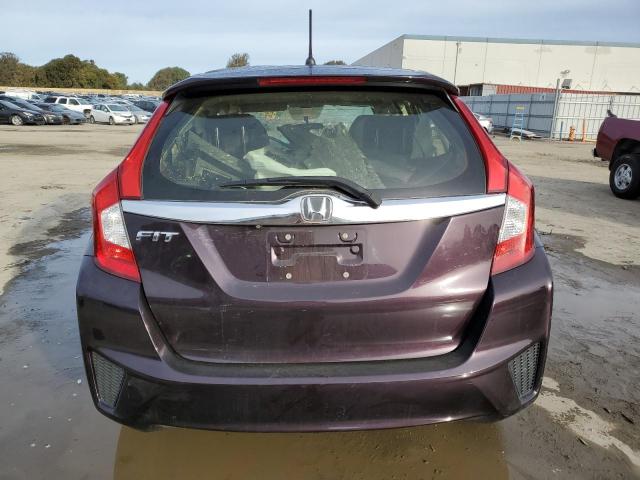 JHMGK5H89HS010184 - 2017 HONDA FIT EX BURGUNDY photo 6