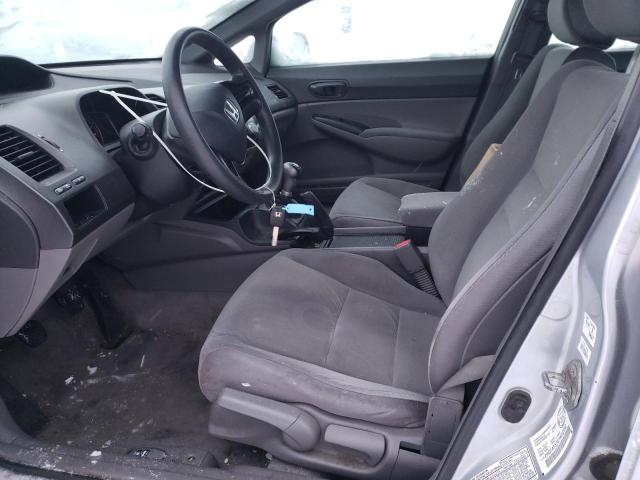 2HGFA15347H032490 - 2007 HONDA CIVIC DX SILVER photo 7