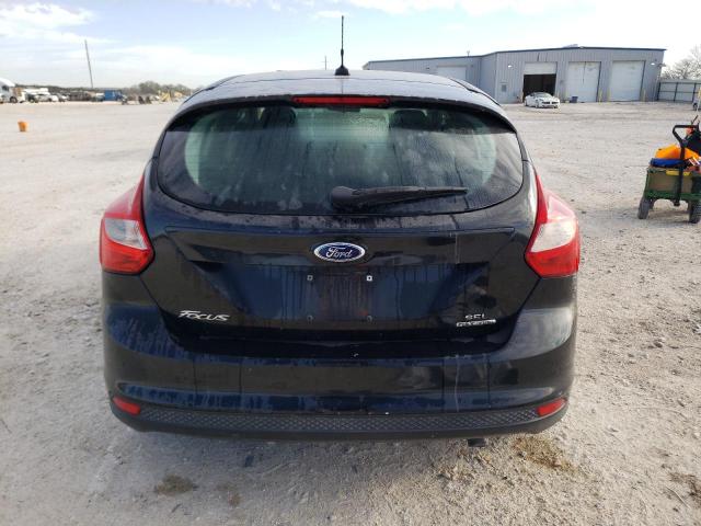 1FAHP3M29CL394327 - 2012 FORD FOCUS SEL BLACK photo 6