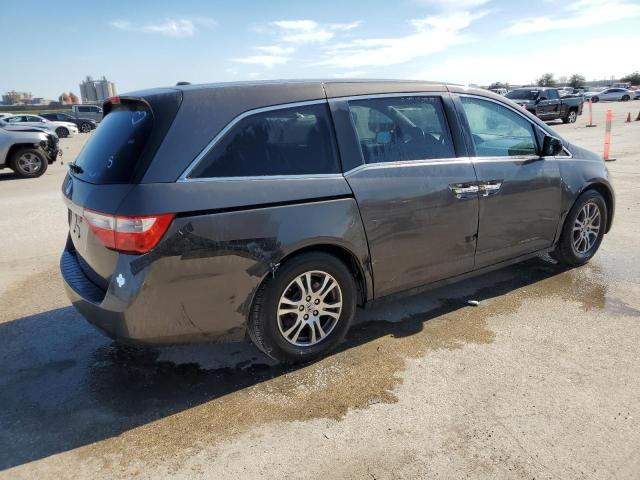 5FNRL5H67DB005630 - 2013 HONDA ODYSSEY EXL GRAY photo 3