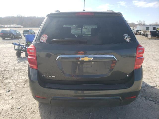 2GNALCEK1H6308716 - 2017 CHEVROLET EQUINOX LT GRAY photo 6