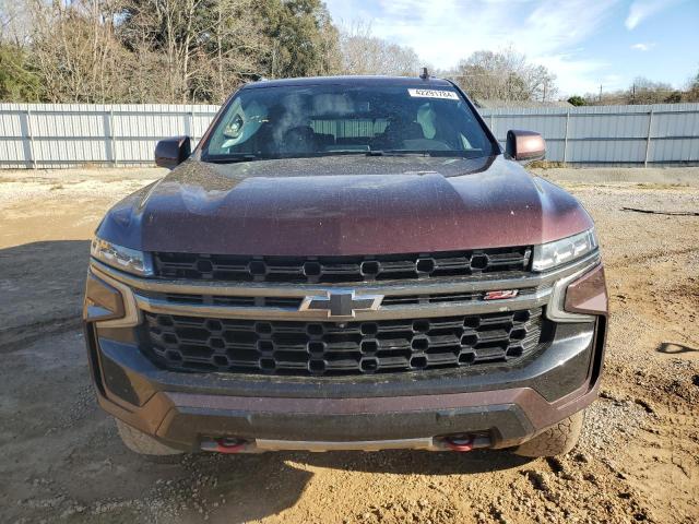 1GNSKPKD2NR164176 - 2022 CHEVROLET TAHOE K1500 Z71 BROWN photo 5