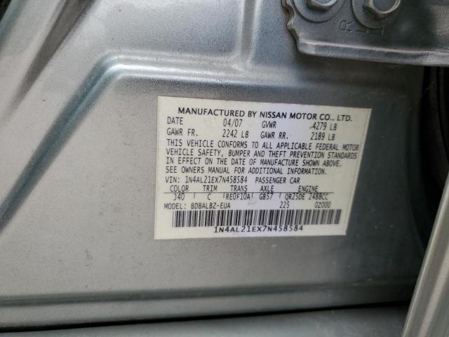 1N4AL21EX7N458584 - 2007 NISSAN ALTIMA 2.5 GREEN photo 13