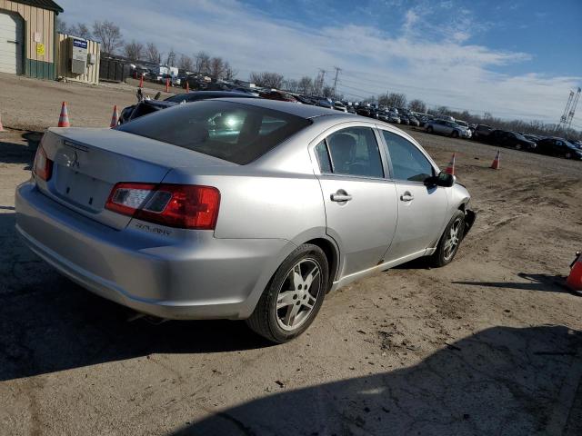 4A32B3FF2BE000651 - 2011 MITSUBISHI GALANT ES SILVER photo 3