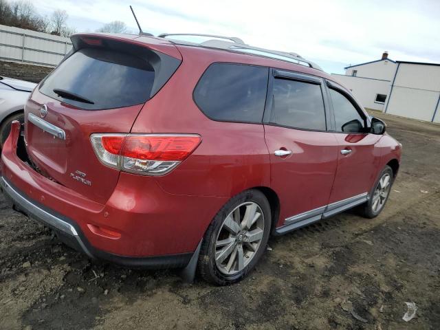 5N1AR2MM8DC607976 - 2013 NISSAN PATHFINDER S RED photo 3