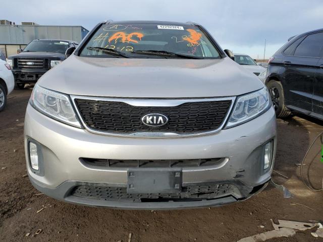 5XYKU4A72EG522971 - 2014 KIA SORENTO EX SILVER photo 5