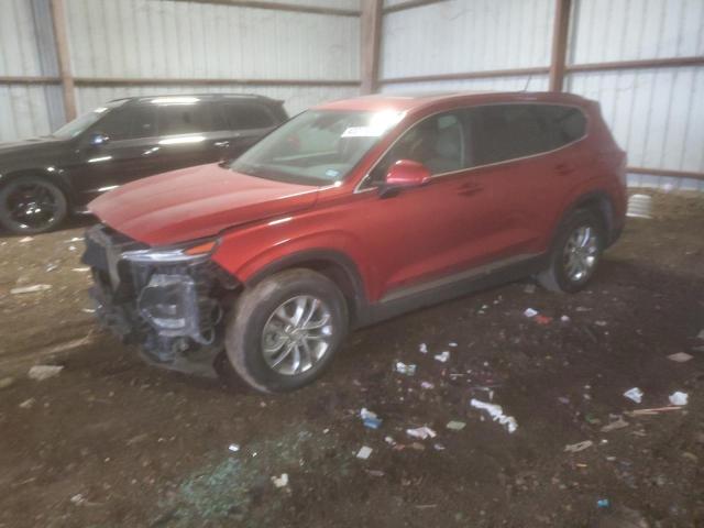 5NMS23AD1KH072866 - 2019 HYUNDAI SANTA FE SE SILVER photo 1